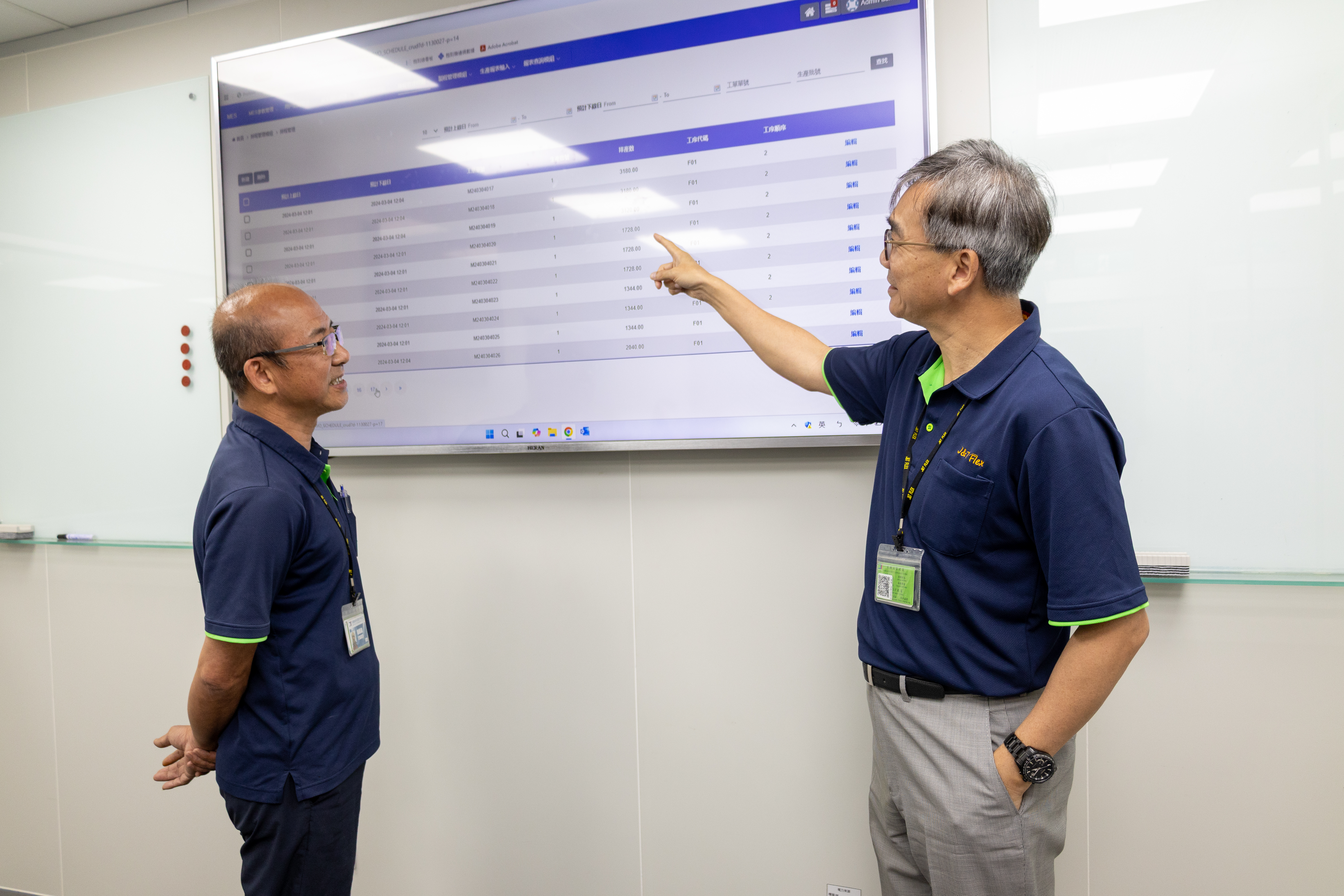 由於軟板是屬於生命週期短、市場變化快速的產業特性,日翔整合供應鏈與生產端數據,建立可視化的戰情室,即時做決策。 由於軟板是屬於生命週期短、市場變化快速的產業特性,日翔整合供應鏈與生產端數據,建立可視化的戰情室,即時做決策。